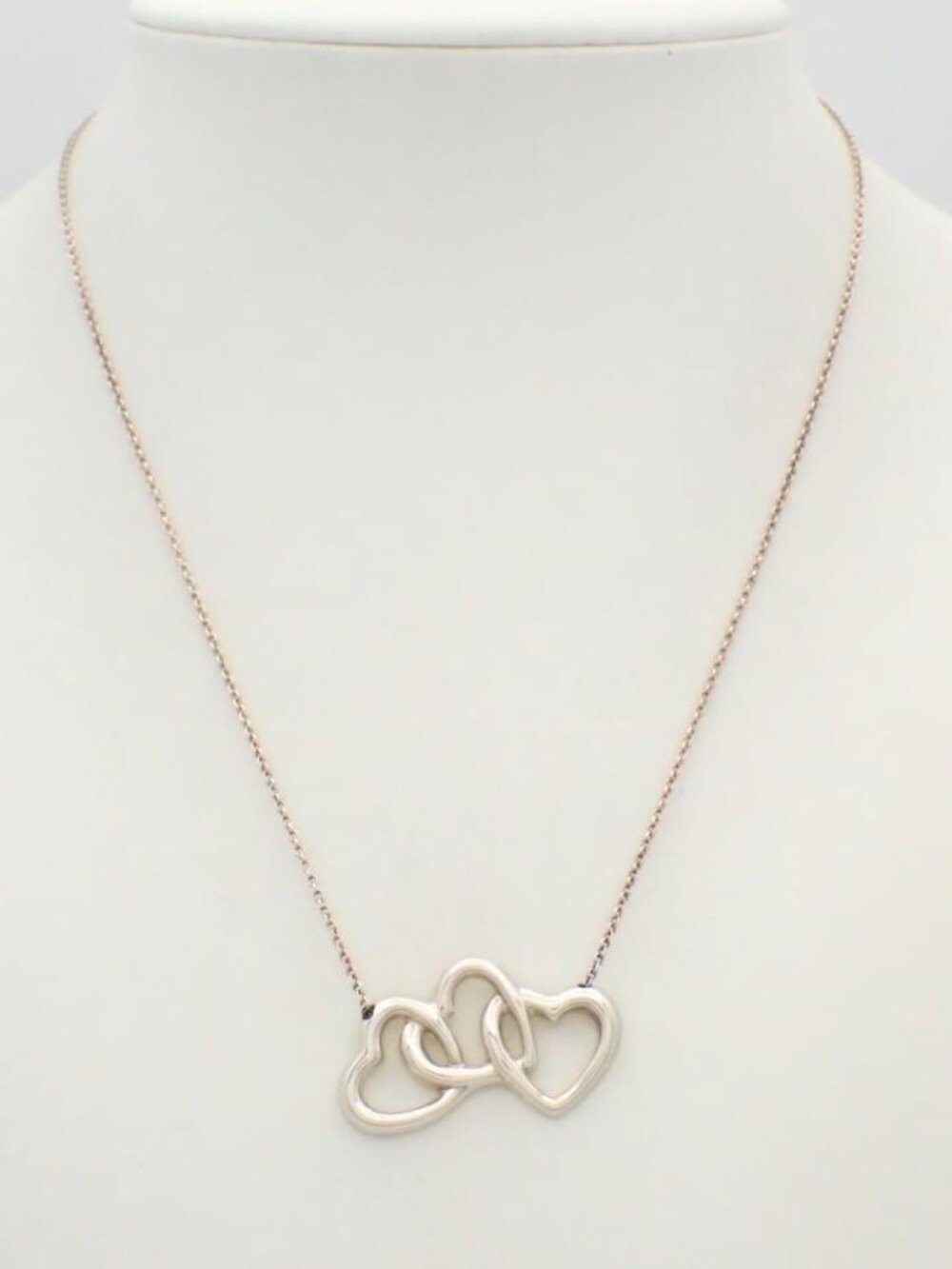 Tiffany & Co. Triple Heart Necklace 925
